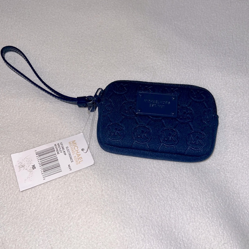 Michael Kors Navy Blue Wristlet